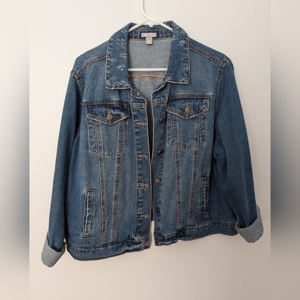 Plus Size Jean Jacket